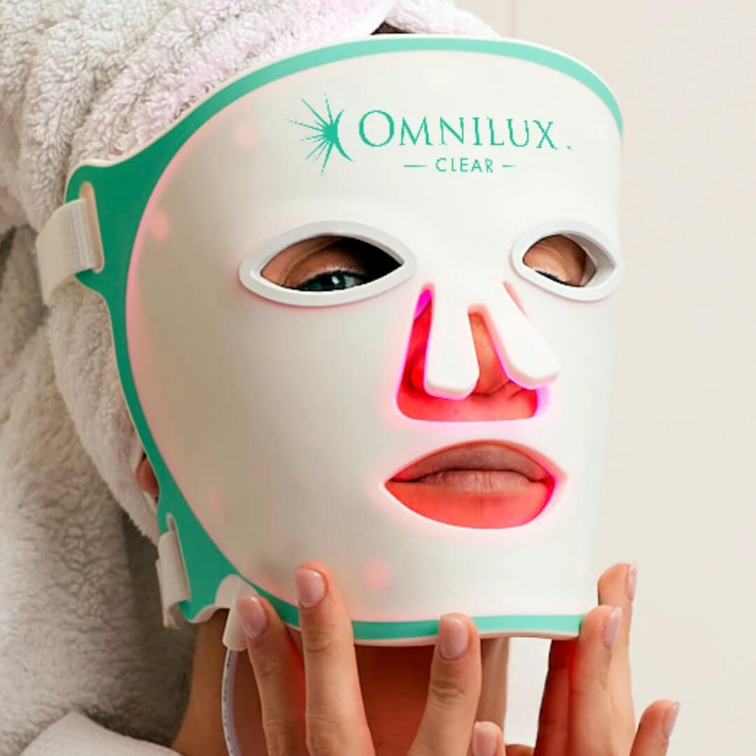 Omnilux Clear – Best LED Light Therapy Mask for Acne and Skin Rejuvenation in Vancouver | Face Club