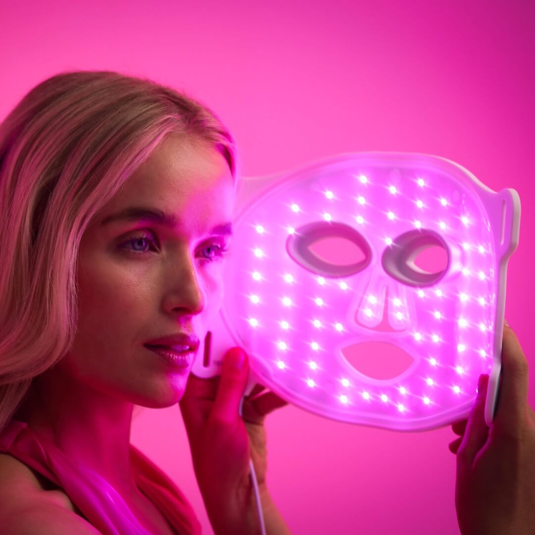 Omnilux Clear Mask – LED Light Therapy for Acne Treatment, Skin Clarity, and Rejuvenation | Face Club