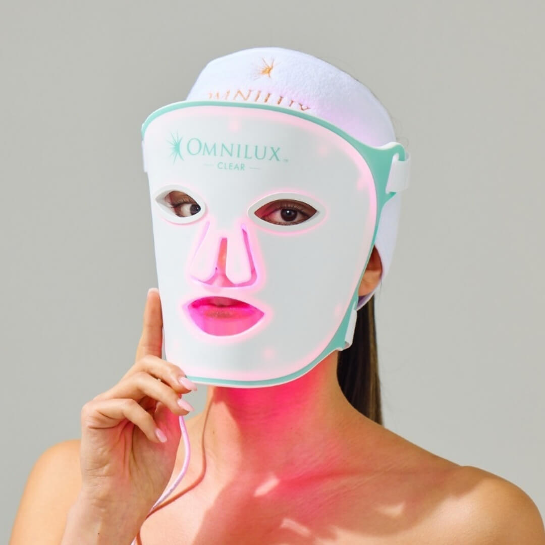 Omnilux Clear LED Light Therapy Mask – Acne Treatment and Skin Rejuvenation with Advanced LED Technology | Face Club