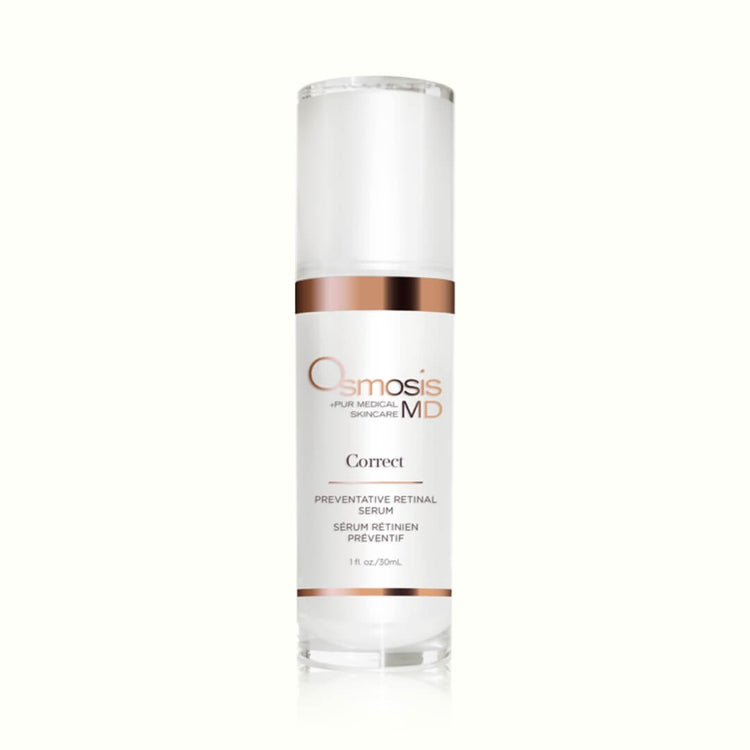 Transform your skin with Correct, a high-concentration vitamin A serum that uses liposomes to deliver retinaldehyde deep into the skin, smoothing fine lines and wrinkles, lightening hyperpigmentation, and restoring radiance without disrupting the skin barrier or causing sensitization.