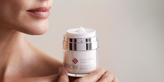 Environ Tri BioBotanical Revival Masque, known as the 'Facelift in a Jar,' award-winning rejuvenating mask for smoother, younger-looking skin