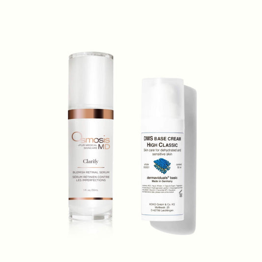 Face Club’s Acne Duo combines two powerful treatments to clear breakouts, calm inflammation, and prevent future acne.