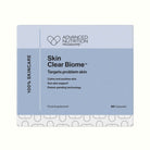 Probiotic supplement for clear skin: Skin microbiome technology with four beneficial strains.