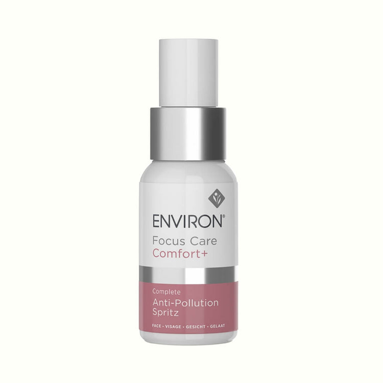 Lightweight antioxidant spritz protects skin from urban stressors