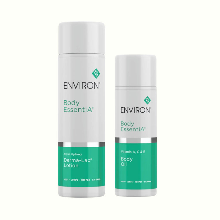 This best-selling duo combines Vitamin A, C & E Oil with Alpha Hydroxy Derma-Lac lotion for enriched, rejuvenated, and exfoliated skin, perfect for hormonal acne, rosacea, and eczema.