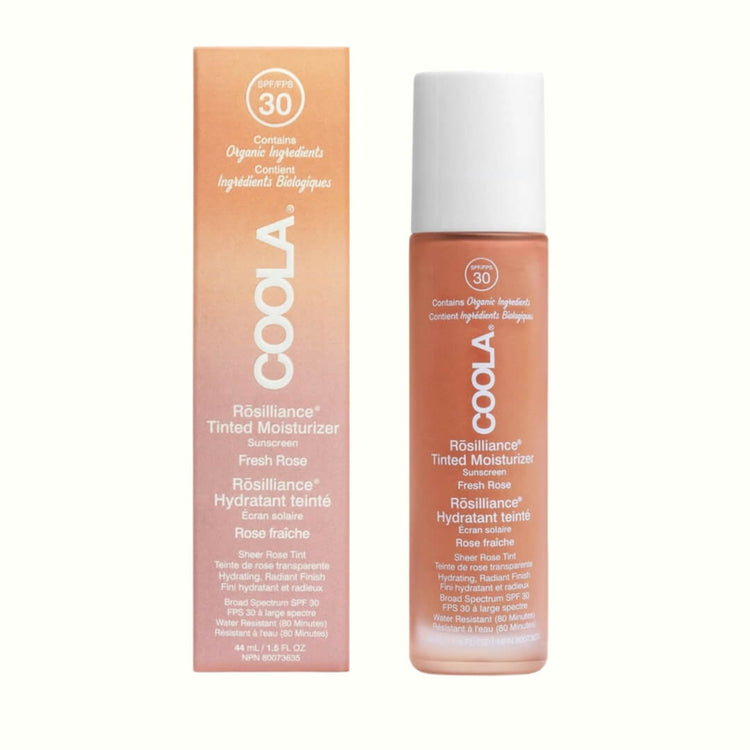 Tinted SPF 30: Sheer coverage with Mineral Titanium Dioxide and antioxidants.