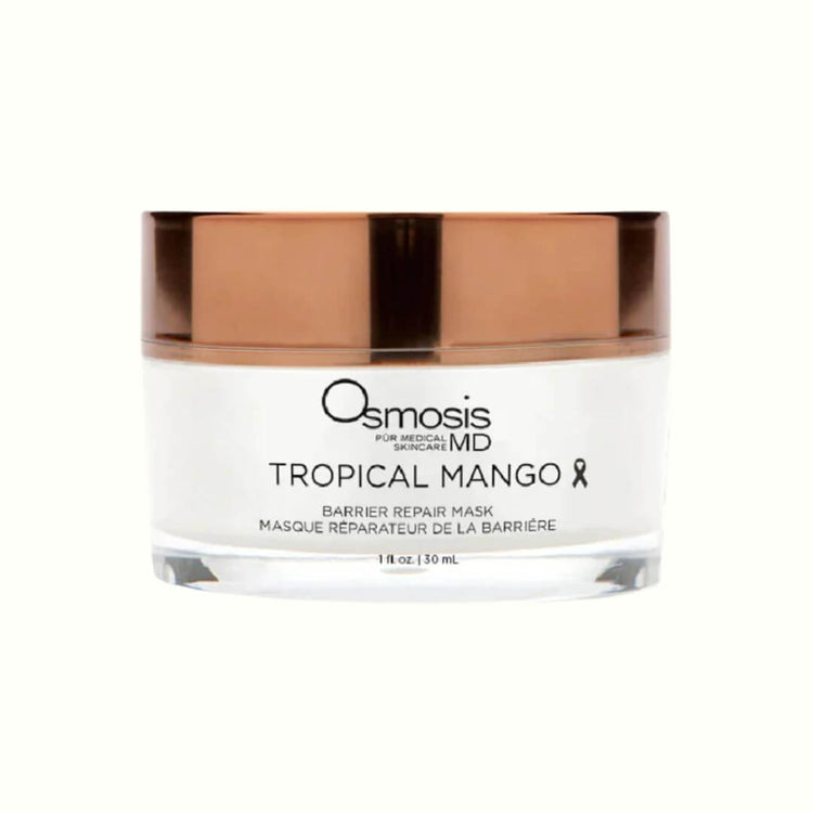 Hydrating mask with fruit and nut butters: Nourishes and repairs lipid barrier.