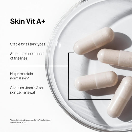 Powerful skin safeguard: Vitamin A+ and Antioxidant blend.