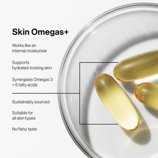 Essential fatty acids blend: Supports all skin types, especially dry, fragile skin.