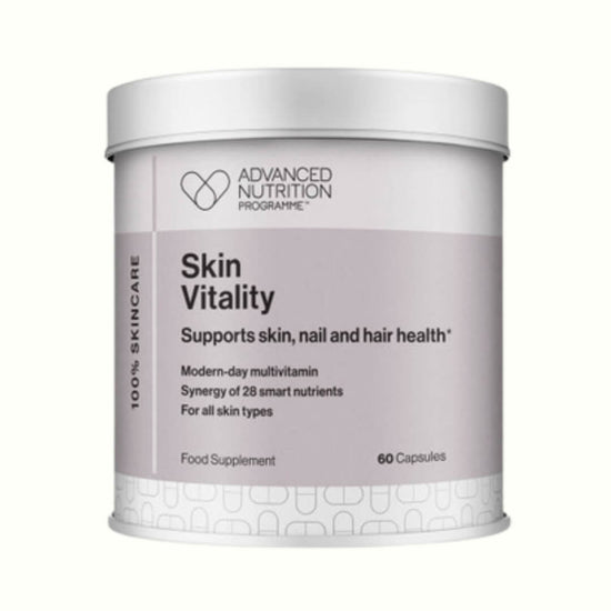 Multi-vitamin for total skin, nail, hair, and body support.